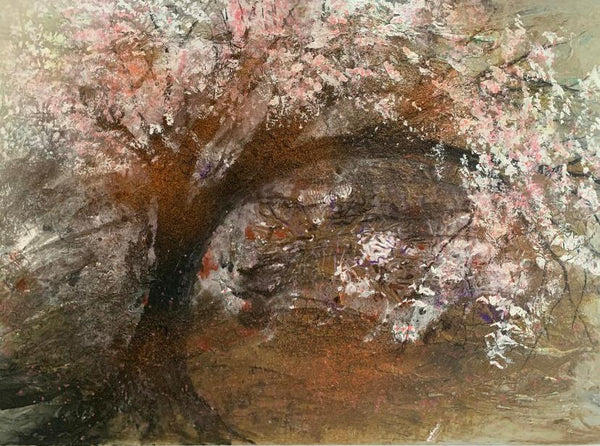 "Almond tree in bloom"